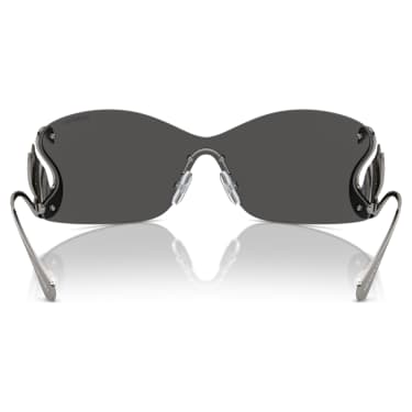 Sunglasses, Cat-eye shape, SK6002, Black | Swarovski