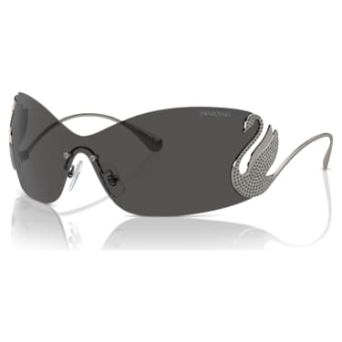 Sunglasses, Mask, Swan, SK7020, Gray - Swarovski, 5691705