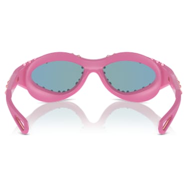 Occhiali da sole, Forma occhialini da nuoto, Rosa - Swarovski, 5691734