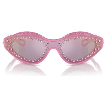 Sunglasses, Swimming shape, Pink - Swarovski, 5691734