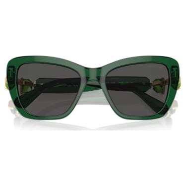 Sunglasses, Square shape, SK6018, Green - Swarovski, 5691735