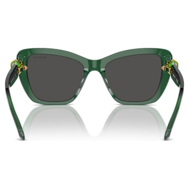 Sunglasses, Square shape, SK6018, Green - Swarovski, 5691735