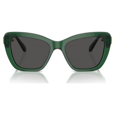 Sunglasses, Square shape, SK6018, Green - Swarovski, 5691735