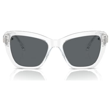 Okulary przeciwsłoneczne, Kształt kwadratowy, SK6018, Białe - Swarovski, 5691736