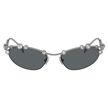 선글라스, 캣아이 쉐입, SKU001, 실버 톤 - Swarovski, 5691743