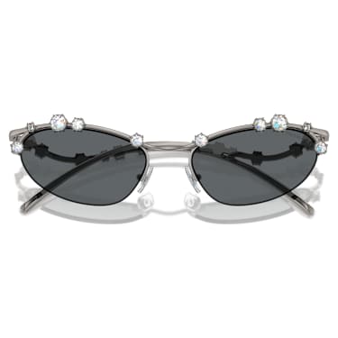 Occhiali da sole, Forma Cat-eye, SKU001, Tono argentato - Swarovski, 5691743