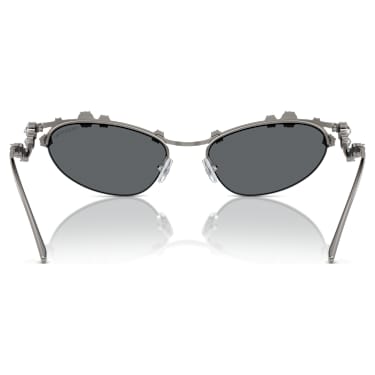 Occhiali da sole, Forma Cat-eye, SKU001, Tono argentato - Swarovski, 5691743