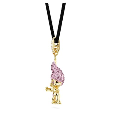 Good Luck Trolls Set, Troll, Rosa, Goldlegierungsschicht - Swarovski, 5691945