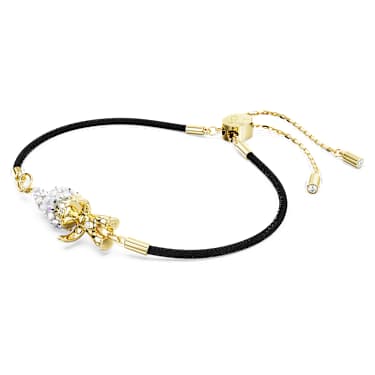 Good Luck Trolls bracelet, Troll, White, Gold-tone plated - Swarovski, 5691946