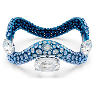 Sublima 手镯, 混合切割, 蓝色, 蓝色饰面 - Swarovski, 5692102