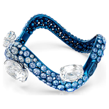 Sublima 手镯, 混合切割, 蓝色, 蓝色饰面 - Swarovski, 5692102