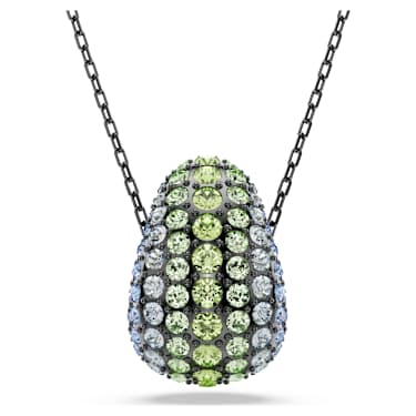 Sublima pendant, Round cut, Multicoloured, Ruthenium plated - Swarovski, 5692112