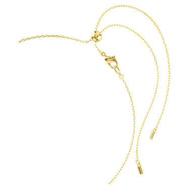 Symbolica choker, Crystal pearl, Moon, infinity, clover, evil eye and horseshoe, Blue, 18K gold finish - Swarovski, 5692164