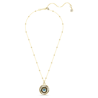 Symbolica ペンダント, イーブルアイ, 中, マルチカラー, 18Kゴールドコーティング - Swarovski, 5692166