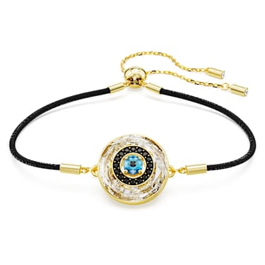 Zapestnica Symbolica, Evil eye, Večbarvna, V videzu 18-karatnega zlata - Swarovski, 5692167
