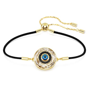 Symbolica bracelet, Evil eye, Multicolored, 18K gold finish - Swarovski, 5692167