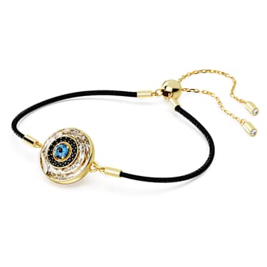 Pulsera Symbolica, Ojo turco, Multicolor, Baño tono oro - Swarovski, 5692167
