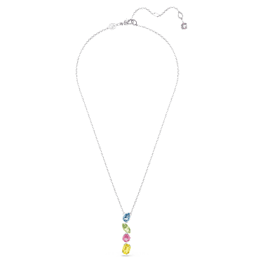 Gema Y 펜던트, 믹스 컷, 멀티컬러, 로듐 플래팅 - Swarovski, 5692421