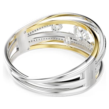 在庫処分セール White, cuts, Mixed bangle, Hyperbola Mixed finish metal その他