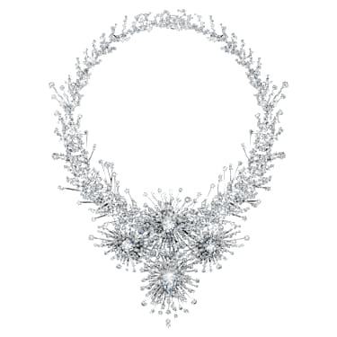 Galaxy necklace, Lab-grown diamonds 156.62 ct tw, Mixed cuts, 18K white gold - Swarovski, 5692689