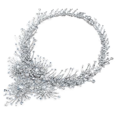 Galaxy necklace, Lab-grown diamonds 156.62 ct tw, Mixed cuts, 18K white gold - Swarovski, 5692689