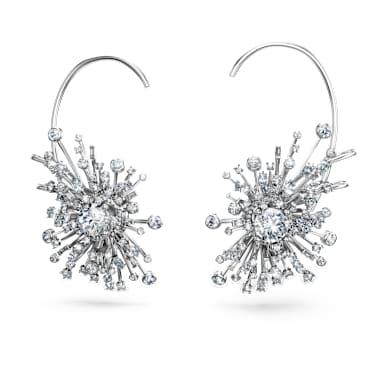 Orecchini Galaxy, Diamanti creati in laboratorio 14,67 ct tw, Taglio misto, Oro bianco 18 K - Swarovski, 5692690
