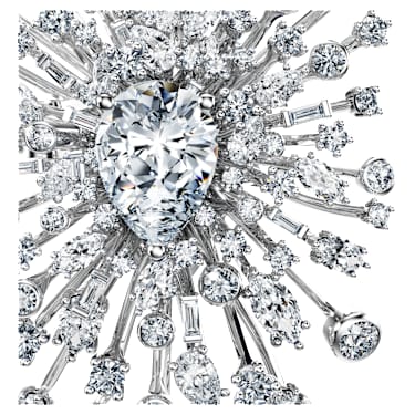 Galaxy 胸针, 总重 15.71 克拉培育钻石, 混合造型, 18K 金（白色) - Swarovski, 5692695