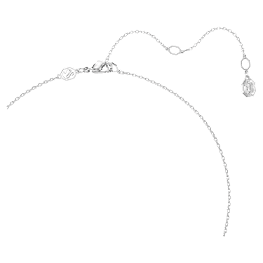 Dextera 펜던트, 파베, 화이트, 로듐 플래팅 - Swarovski, 5692737