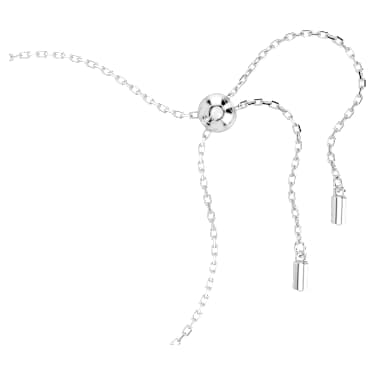 Birthstone 브레이슬릿, 스퀘어 컷, 8월, 그린, 로듐 플래팅 - Swarovski, 5692882