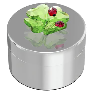 Idyllia Glücksklee und Marienkäfer Dekorative Box - Swarovski, 5692961