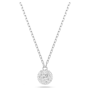 Dextera 펜던트, 라운드 컷, 스피어, 화이트, 로듐 플래팅 - Swarovski, 5693206