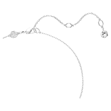 Pendentif Dextera, Taille ronde, Sphère, Blanc, Métal rhodié - Swarovski, 5693206