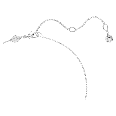 Dextera 펜던트, 라운드 컷, 스피어와 큐브, 화이트, 로듐 플래팅 - Swarovski, 5693207