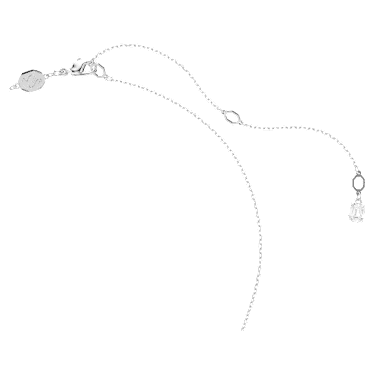 Pendentif et broche Idyllia, Tailles variées, Flocon de neige, Blancs, Métal rhodié - Swarovski, 5693226