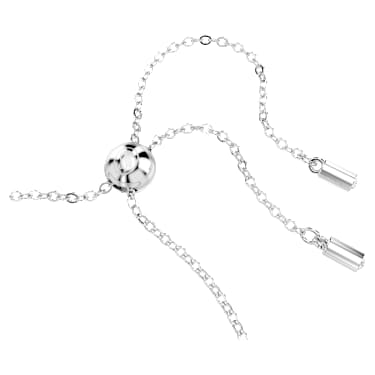Matrix Tennis Armband, Verschiedene Schliffe, Grün, Rhodiniert - Swarovski, 5693411