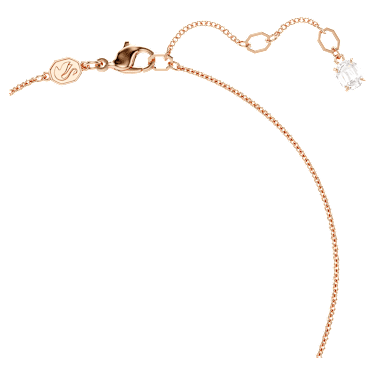 Teddy pendant, Teddy, Black, 18K rose gold finish - Swarovski, 5693623