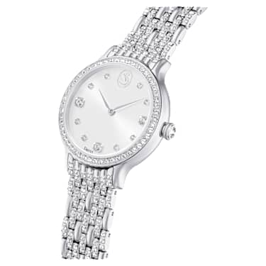Imber Uhr, Schweizer Produktion, Metallarmband, Silberfarben, Edelstahl - Swarovski, 5693634