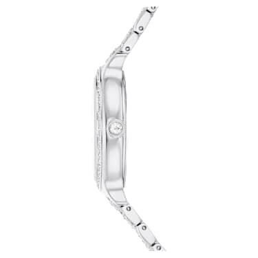 Imber Uhr, Schweizer Produktion, Metallarmband, Silberfarben, Edelstahl - Swarovski, 5693634