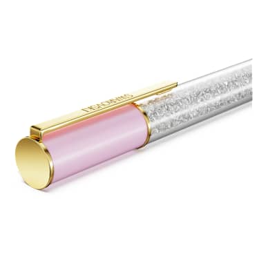 Penna a sfera Crystalline Lustre, Rosa, Placcato color oro - Swarovski, 5693725