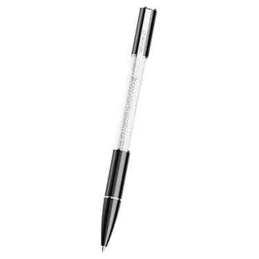 Crystalline Lustre ballpoint pen, Black, Rhodium plated - Swarovski, 5694180