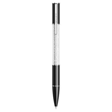 Crystalline Lustre Kugelschreiber, Schwarz, Rhodiniert - Swarovski, 5694180