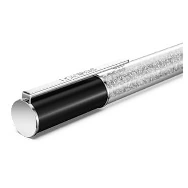 Crystalline Lustre ballpoint pen, Black, Rhodium plated - Swarovski, 5694180