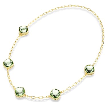 Chroma strandage, Octagon cut, Multicoloured, Gold-tone plated - Swarovski, 5695863