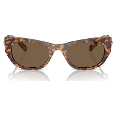 Occhiali da sole, Forma ovale, SK6022, Marroni - Swarovski, 5695952