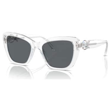 Lunettes de soleil, Forme carrée, SK6018, Blanches - Swarovski, 5695968
