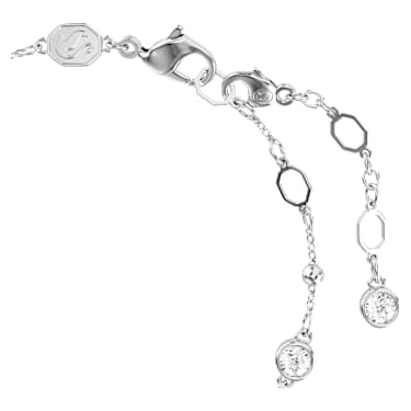 Bracelet Imber, Taille ronde, Blanc, Métal rhodié - Swarovski, 5696079
