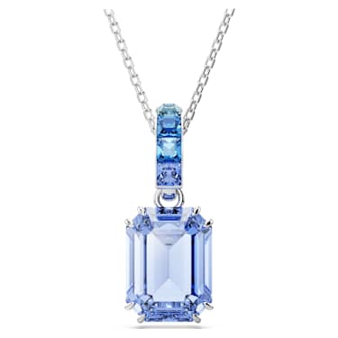 Millenia 펜던트, 옥타곤 컷, 블루, 로듐 플래팅 - Swarovski, 5696518