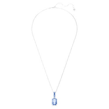 Millenia 펜던트, 옥타곤 컷, 블루, 로듐 플래팅 - Swarovski, 5696518