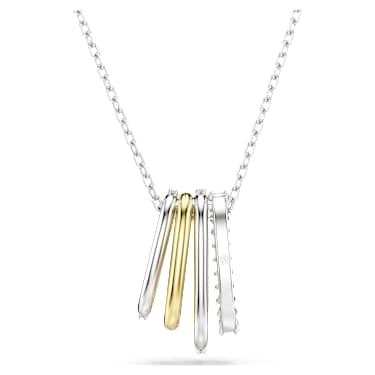Pendente Hyperbola, Taglio misto, Bianco, Mix di finiture - Swarovski, 5696626