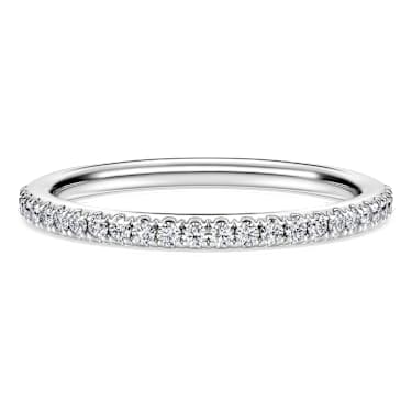 Eternity 戒指, 总重 0.2 克拉培育钻石, 纯银 - Swarovski, 5696895
